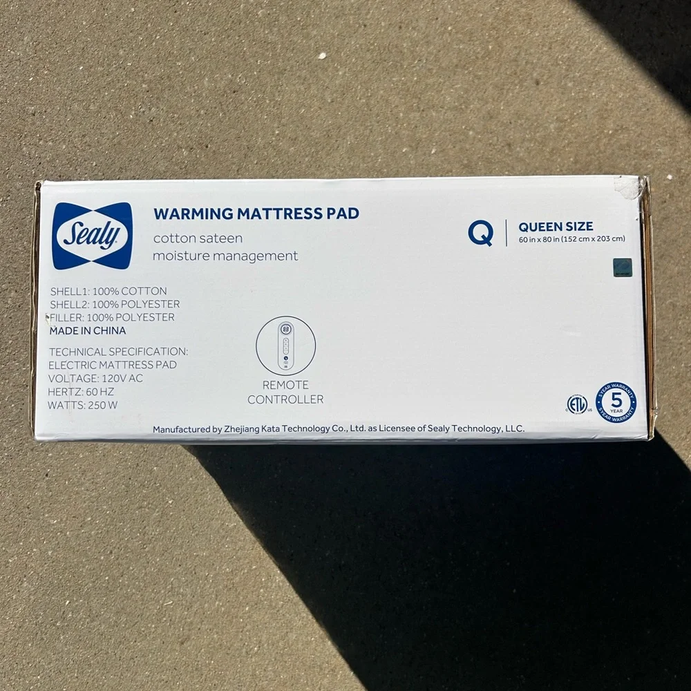 Sealy Warming Mattress Pad 60